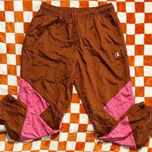 Champion Rust Brown & Pink Athletic Shorts